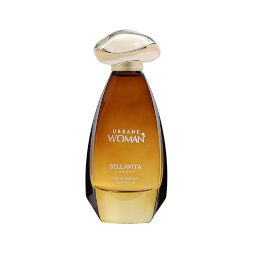 Bella Vita Luxury Urbane Women'S Fragrance  Edp Perfume For Women  Vanilla Top Note  100 Ml Pack  3.4 Fl. Oz.  Amber And Floral Notes   For Women  Eau De Parfum