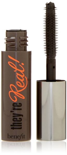 Benefit Cosmetics They'Re Real Mascara Black Deluxe Travel Size Mini .10 Ounce Unboxed