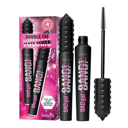 Benefit Badgal Bang Double The Volume Mascara Duo #1 Intense Pitch-Black Set (2Ãƒæ’Ã¢‚¬0.3 Oz)