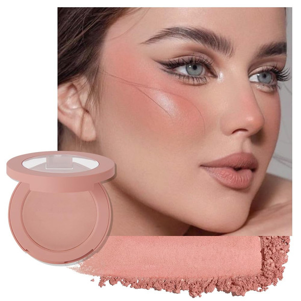 Cakaila Blush For Cheekspink Peach Powder Matte Blush Palette Cheeks Face Makeup For Older Womenlightweightsmoothblendablefade And Transfer-Resistanteffortless Matte Natural Finishvegan & Cruelty