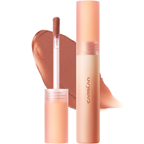 Carslan Velvet Matte Lipstick High Pigment Lip Mud Longwear Lightweight Smooth Moisturizing Lipstick With Vitamin E Hyaluronic Acid Gm03