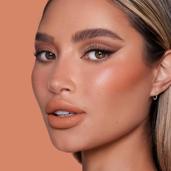 Carslan Velvet Matte Lipstick High Pigment Lip Mud Longwear Lightweight Smooth Moisturizing Lipstick With Vitamin E Hyaluronic Acid Gm03