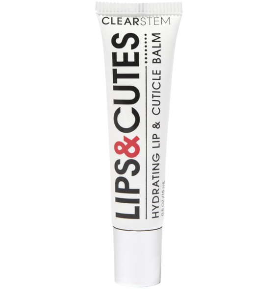 Clearstem Lips&Cutes Lip Balm & Cuticle Care - Multi-Tasking Hydrating Balm With Peptides Vitamin E & Green Tea - Lip Care Products & Cuticle Balm Essentials For Daily Soothing & Nourishing Routine