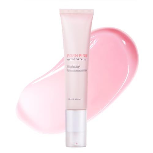 Cosmoo Pdrn Pink Peptide Eye Creamunder Eye Cream For Dark Circles With Niacinamide Retinol & Hyaluronic Acid To Fight Fine Lineswrinklespuffiness And Bags Under Eyeskorean Skin Care 30Ml/1.01 Fl. Oz