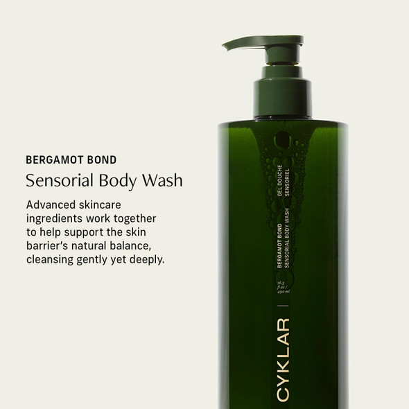 Cyklar Sensorial Body Wash. Vanilla Verve Hydrating Cleanser With Moisture Locking Multi-Oil Complex Sodium Pca And Glycerin. Nourishing Shower Gel For Women And Men 16.5 Fl Oz Luxury Bodywash