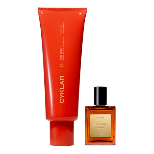 Cyklar Nutrient Rich Body Cream.  Neroli & Bergamot Bond Perfume Oil Roll-On Bundle