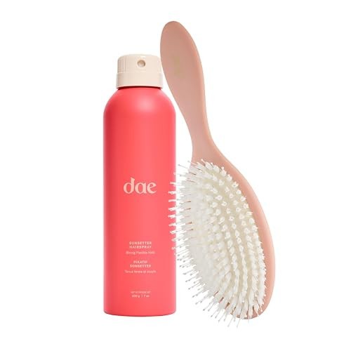 Dae Sunsetter Hairspray & Vegan Detangle Brush
