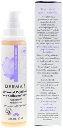 Derma E Advanced Peptide And Collagen Serum 2.0 Ounces. Pack Of 2
