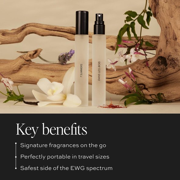 Dime Beauty Signature Fragrance Duo Set (50 Value) - Includes 7 Summers (10 Ml) And Dans Les Bois (10 Ml) - Travel Size Perfume Sprays