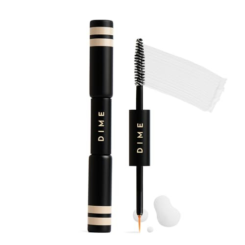 Dime Beauty Boost Duo Travel-Sized Eyelash Boost Serum And Eyebrow Enhancing Gel Combo Lash And Eyebrow Growth Serum 3 Ml Of Each