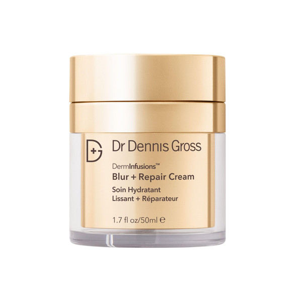 Dr Dennis Gross Derminfusions Blur + Repair Cream Instantly Blurs Fine Lines Smooths Skin With Satin-Matte Finish Visibly Plumps & Firms Reduces Redness And Improves Skin Elasticity 1.7 Fl Oz