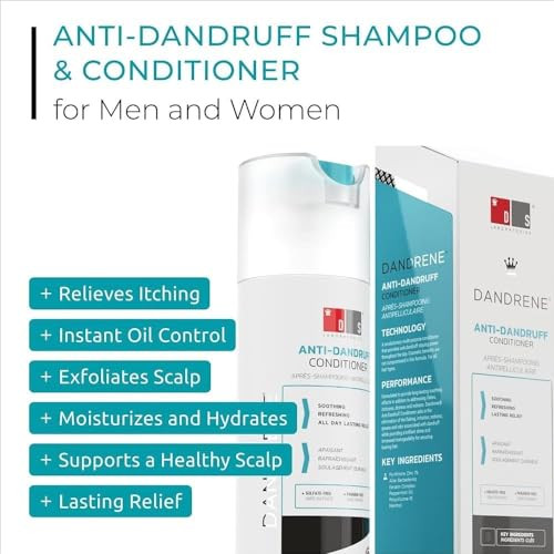 Ds Laboratories Dandrene Anti Dandruff Shampoo & Conditioner And Revitalizing Scalp Brush