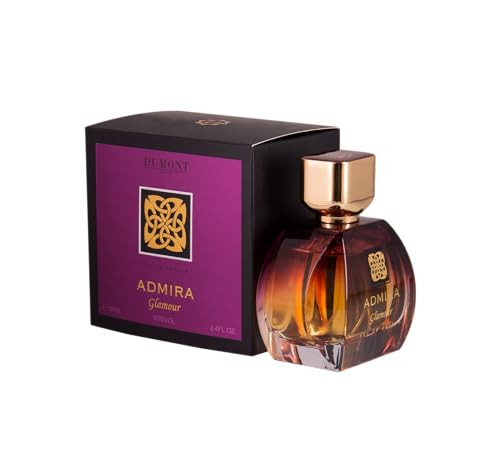 Dumont Admira Glamour - 3.4Oz - Eau De Parfum - Unisex Perfume For Men & Women - Fruity & Floral Fragrances - Long Lasting Cologne Mist & Body Spray - For Him & Her
