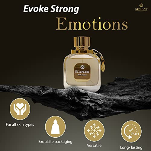 Dumont Scapler Women 3.4 Eau De Parfum - Long-Lasting Fragrance An Enigmatic Perfume For Women And An Ideal  For Her This Season