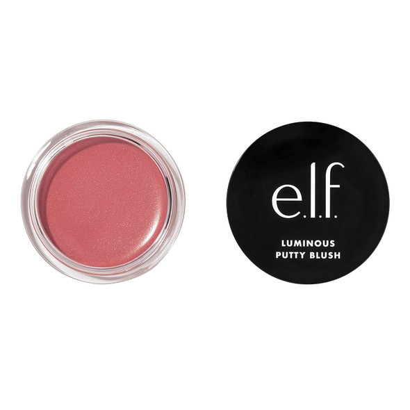 E.L.F. Luminous Putty Blush Putty-To-Powder Buildable Blush With A Subtle Shimmer Finish Highly Pigmented & Creamy Vegan & Cruelty- Bermuda