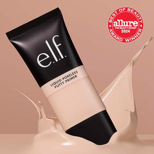 E.L.F. Liquid Poreless Putty Primer Lightweight Face Primer For Long-Lasting Makeup Wear Creates A Smooth Complexion Vegan & Cruelty-