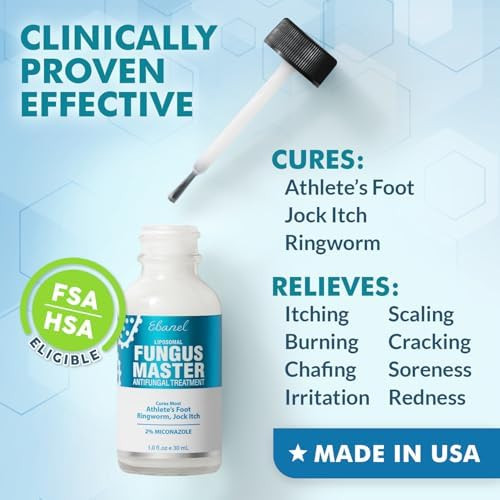 Ebanel Bundle Of Fungus Treatment 1 Oz And 2 Pack 40% Urea Cream 4.6 Oz