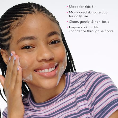 Evereden Happy Face Duo Barbie Edition & Cloud Body Wash Coconut Splash Set: Multi-Vitamin Kids Face Wash & Cream Fun Foamy Toddler Body Wash & Barbie  Bundle - Gentle Clean & Vegan