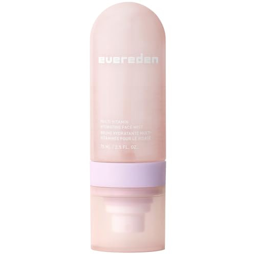 Evereden Kids Multi-Vitamin Hydrating Face Mist  Nourishing Face Spray Preppy Skincare Essential For Ages 6+  Clean Formula Safe For Sensitive Skin  Multi-Vitamin Complex Peach & Mango Juice