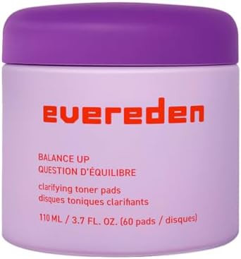 Evereden Balance Up Toner Pads For Face - Clean And Vegan Teen Water-Based Bodyworks Face Toner Pads With Green Tea Chamomile And White Tea For Oily And Pimple-Prone Skin - Balanced Skin & Clog- Pores