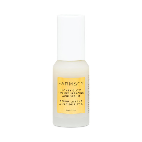 Farmacy Face Exfoliator Serum - Honey Glow 17% Aha + Bha Liquid Exfoliant & Salicylic Acid Serum - Resurfacing Skin Care For Reduced Pores + Texture - Hydrates Skin For An Overall Glow (30Ml)