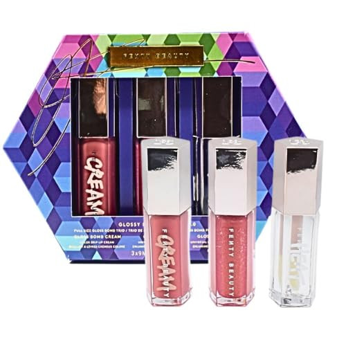 FENTY BEAUTY by Rihanna Glossy Posse Volume 6.0 Full-Size Gloss Bomb Trio