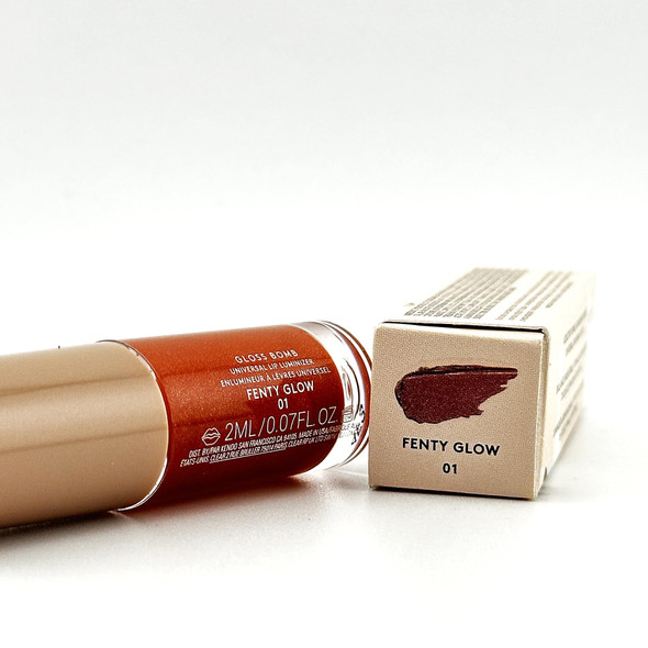 Fenty Beauty Gloss Bomb Heat Universal Lip Luminizer And Plumper Travel 2Ml (Hot Cherry .07Oz)