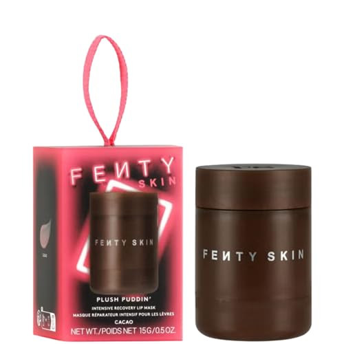 Fenty Beauty,Fenty Skin Plush Puddin' Intensive Recovery Lip Mask - Cacao (.5 Oz)