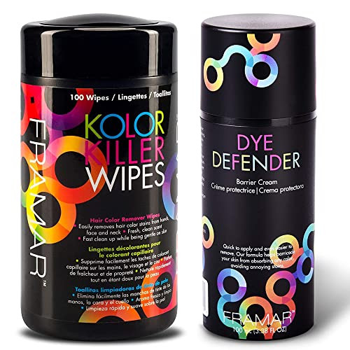 Framar Kolor Killer Wipes Dye Defender Hair Color Barrier Cream