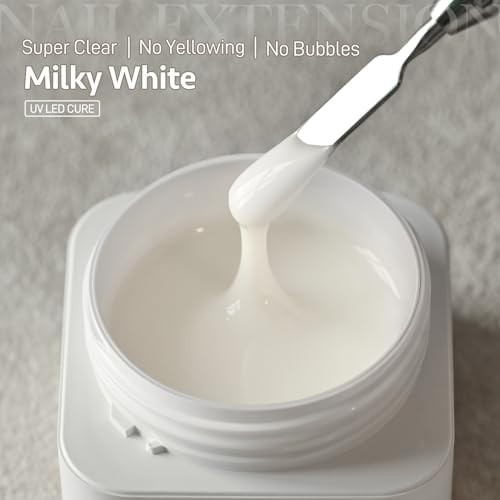 Gaoy Watery Crystal Poly Gel For Nail Extensions 30G Nail Builder Gel Thin Viscosity Easy Application & High Hardness Nude Pink 03