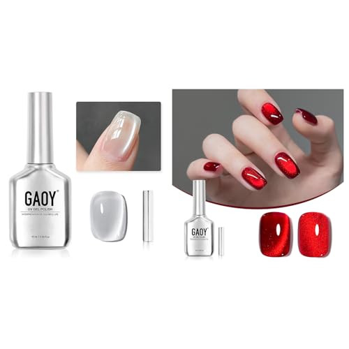 Gaoy Red Cat Eye Gel Nail Polish And Glassy Cat Eye Gel Nail Polish