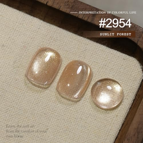 Gaoy Blue Cat Eye Gel Nail Polish 16Ml Jelly Glitter Holographic Nail Polish With Magnet Reflective Translucent Uv Gel 3269 Aurora Borealis