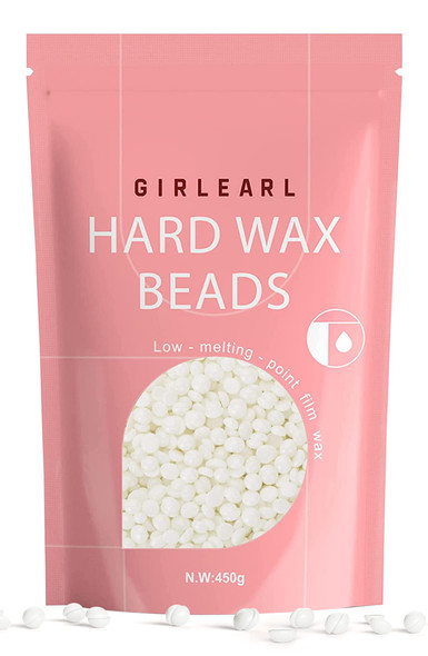 Girlearle Hard Wax Beads 1Lb Wax Beans For Hair Removal Hard Wax For Sensitive Skin At Home Wax Refill Perfect For Legs Facial Brazilian Bikini Eyebrow And Full Body For Women And Men (Black)