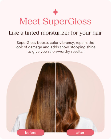 Glaze Super Gloss Color Conditioning Gloss Ãƒ¢Ã¢Š¬Ã¢‚¬Å“ Caramel Lights For Medium To Dark Brown Hair With Highlights Ãƒ¢Ã¢Š¬Ã¢‚¬Å“ Rinse Out Semi-Permanent Hair Gloss That Enhances Color And Boosts Shine & Hydration