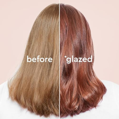 Glaze Auburn Spice Color Conditioning Gloss And Mirror Shine Spray Bundle - For Light-Medium Brown & Natural Red Hair