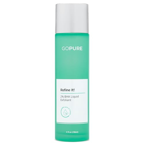 Gopure Refine It 2% Bha Liquid Exfoliant Ãƒ¢Ã¢Š¬Ã¢‚¬Å“ Pore Refining Texture Smoothing Complexion Correcting Infused With Nourishing Fruit Extracts Safe For All Skin Types
