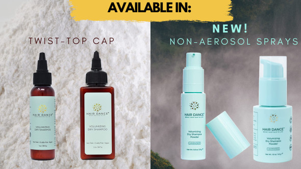 Hair Dance Dry Shampoo Powder  Natural & Organic  Jumbo Size  Made In Usa  No Benzene Vegan Cruelty  For All Hair Colors  Of Talc And Parabens  (2 Ounces/Grapefruit Oil Scented)