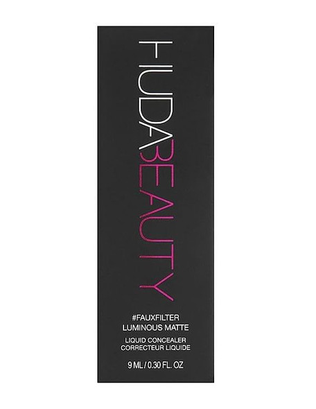 Huda Beauty #Fauxfilter Luminous Matte Buildable Coverage Crease Proof Concealer Vanilla Swirl 3.1 Beige