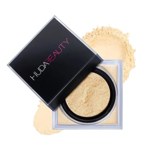 Huda Easy Bake Loose Baking & Setting Powder - Banana Bread (Light Medium And Tan Skin Tones) - 0.71 Oz / 20 G