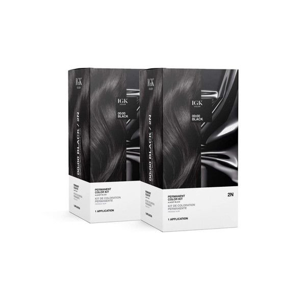 Igk Permanent Hair Dye Color Kit  5Ga 1-800 Espresso - Golden Ash Brown  100% Gray Color Coverage + Strengthen + Shine  Ammonia