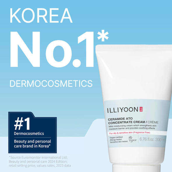 Illiyoon Ceramide Ato Concentrate Cream 500Ml(16.9Oz)