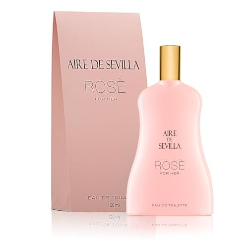 Instituto Espaãƒæ’Ã‚±Ol Aire De Sevilla Cologne Rose Eau De Toilette For Women Sensuous And Elegant Floral Fragrance Spray 150 Ml /5.1 Fl Oz Made In Spain
