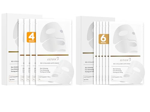 Iston Collagen Face Mask Duo: 10 Pack Collagen Mask Set