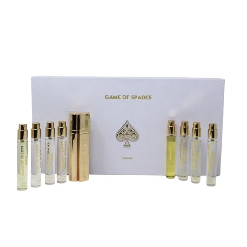 Jo Milano Game Of Spades 9-Piece Mini Parfum Set For Men & Women Ãƒ¢Ã¢Š¬Ã¢‚¬Å“ Includes Boston Moon Blind Bid Full House Diamond Gold Ruby Yellow Sapphire & High Roller (0.33 Oz Each