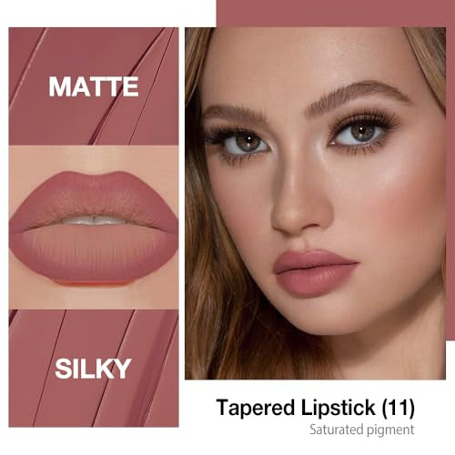 Kaely 3Pcs Gradient Matte Lipstick Lip Liner Pencil Set For Women 2In1 Flawless Contour Gradual Ombre Effect Lip Pencil Makeup Waterproof Labiales Mate 24 Horas Originales 13+14+15