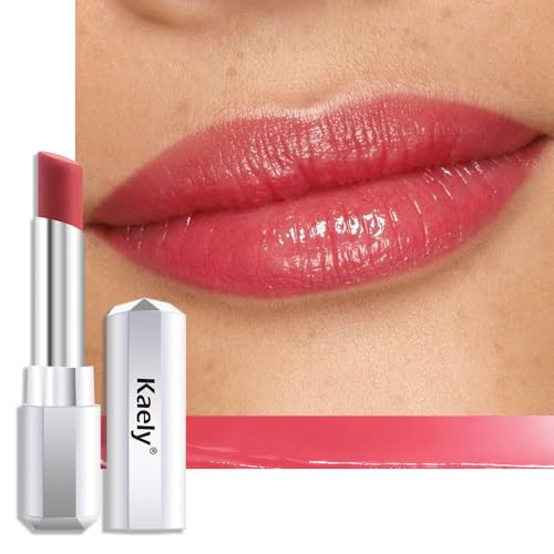 Kaely Dusty Pink Honey Glossy Lipstick For Women Moisturizing Shine Lipstick For Dry Lips Hydrating Nourishing Tinted Lip Balm Sheer Lightweight Lip Gloss Stain Makeup Vegan & Cruelty- 01