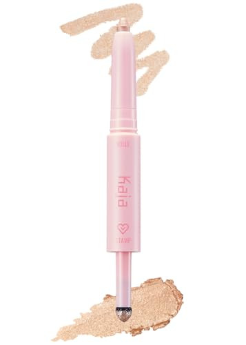 Kaja Wink Dazzle 02 Champagne Sequin + 3-In-1 Blendable Sculpting Trio - Play Bento 01 Butter Up Bundle