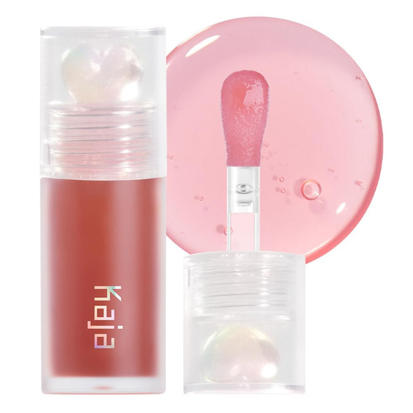 Kaja Juicy Glass Lip Plumping Oil  02 Raspberry Refresher  Hydrating Feel Plumped And Lightweight With Vitamin Tree Fruit Oil Vegan Cruelty- Clear Tint Stain Shine Gloss Plumper