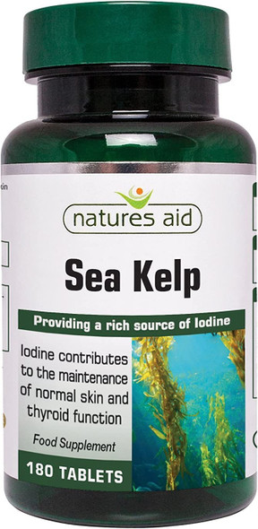 (4 Pack) - Natures Aid - Sea Kelp 187mg | 180's | 4 Pack Bundle