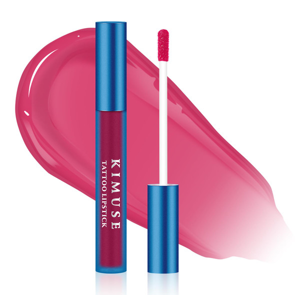 Kimuse Tattoo Peel & Reveal Lip Stain Waterproof Long Lasting Peel Off Lip Liner Tattoo Non Stick Color Peel Off Mask Lip Gloss Makeup